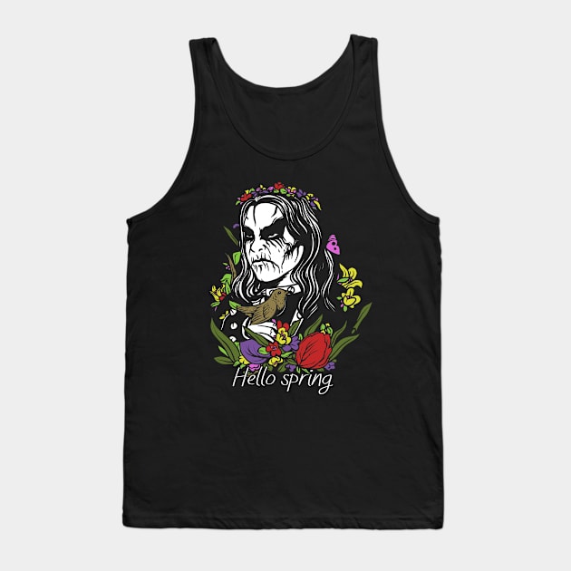 Hello spring (Death Metal) Tank Top by popcornpunk